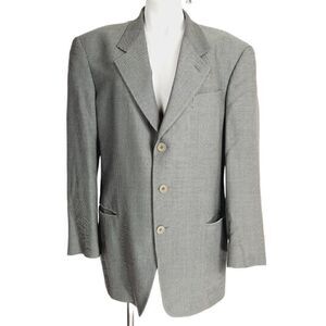 Jacobson's Mani blazer black white tweed Size 42R